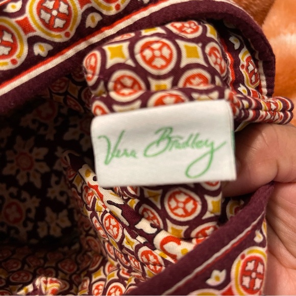 Vera Bradley burgundy medallion 2006 retired pattern small purse - Picture 6 of 11